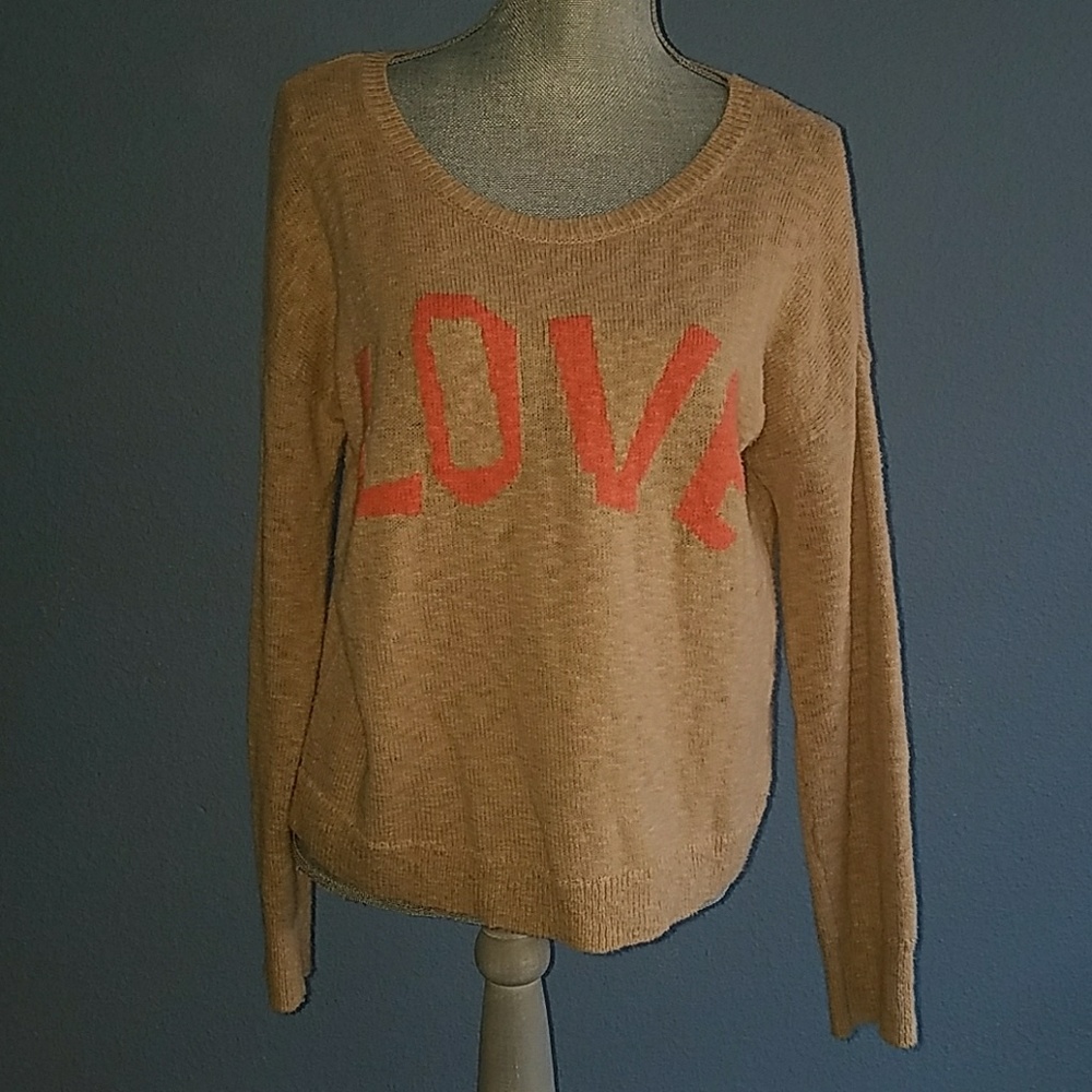 Lucky Long Sleeve Relaxed Fit Sweater